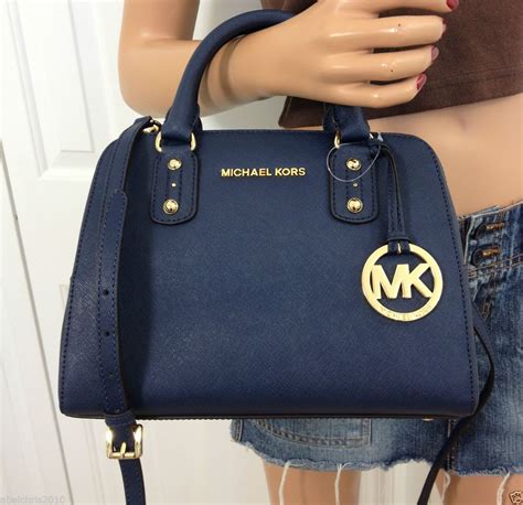 blue michael kors bag sale|Michael Kors small blue handbags.